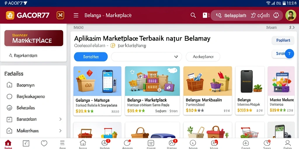 Tampilan antarmuka utama GACOR77 yang menarik dan mudah digunakan.