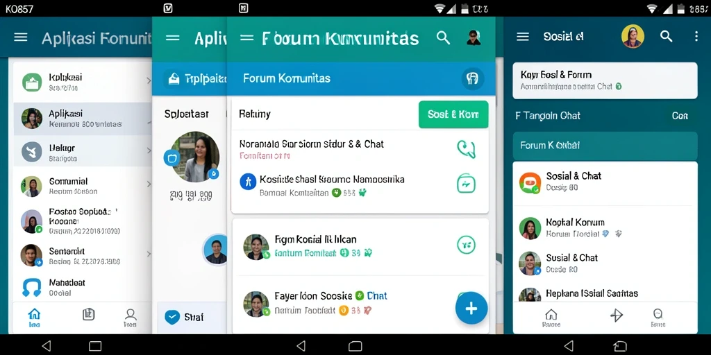 Tampilan antarmuka KO857 yang sederhana dan intuitif.